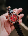 Patek Philippe Annual Calendar Stone Bazel Red