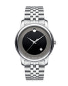 MOVADO Silver Black Dial